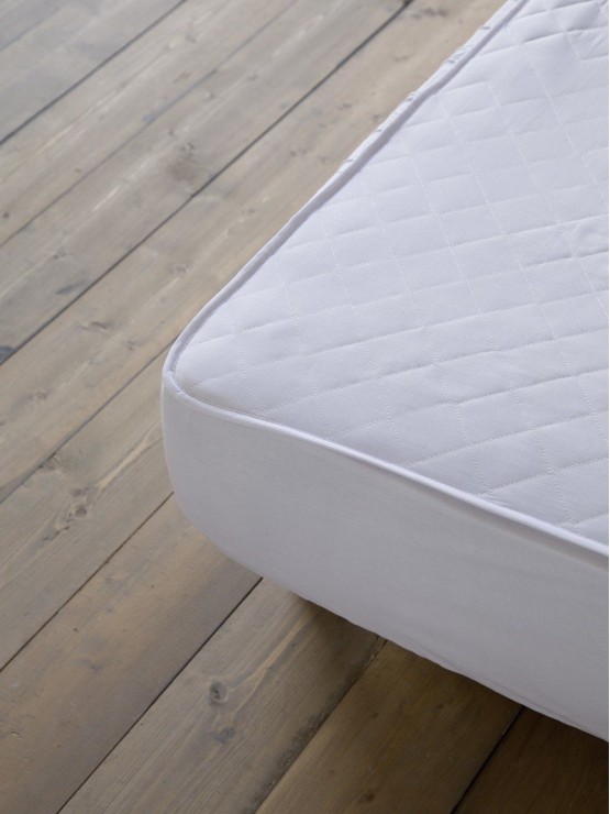 Επίστρωμα Καπιτονέ με Φούστα Ύφασμα 160Χ200+30