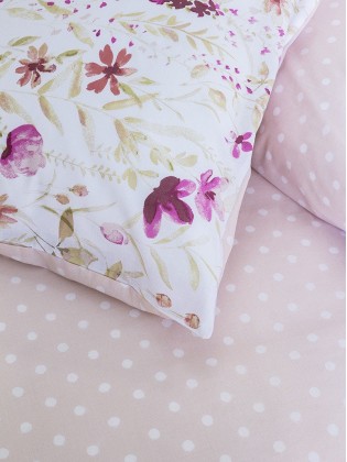 Manderley-Ρόζ Σετ Σεντόνια 240Χ260