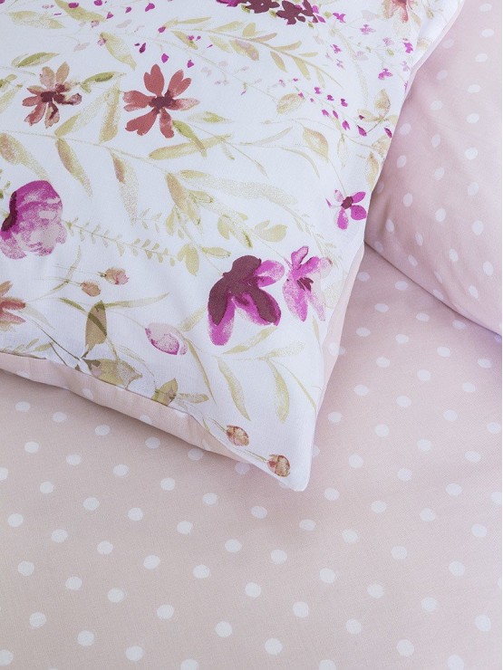 Manderley-Ρόζ Σετ Σεντόνια 240Χ260