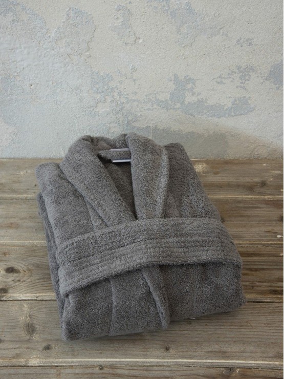 Μπουρνούζι Asana - Γκρί X-Large