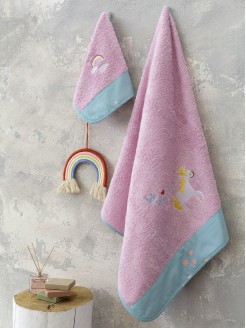 Σετ Πετσέτες Little Unicorn 30Χ50+70Χ140