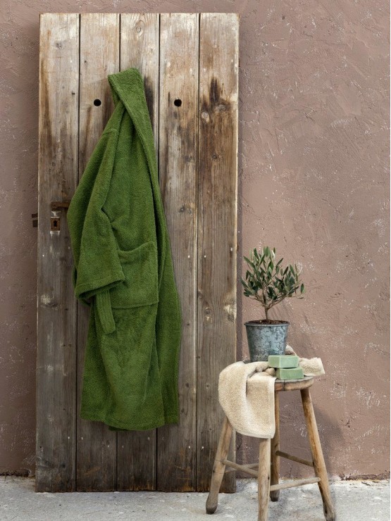 Μπουρνούζι Asana - Πράσινο Large